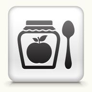 Square Button with Apple Jam N2