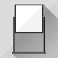 Template of advertising stand N6