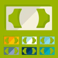 Flat design money N7