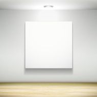 blank billboard hanging on the wall N2