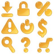 Commercial amber icons