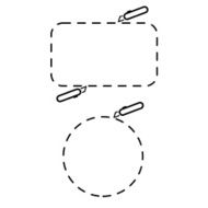 Coupon cut line- vector