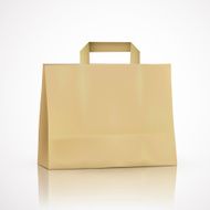 blank kraft shopping bag N6