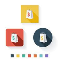 Shopping Flat Icon Design
