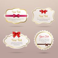 Gift labels set
