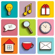 Set of vector icons N16