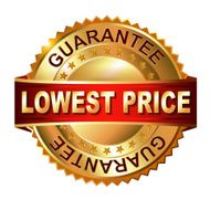 Lowest Price golden label with ribbon