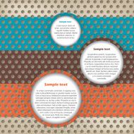 Abstract background design with text containers