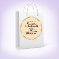 Paper shopping bag with bright pattern fantastic offer buy now