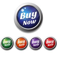 Buy Now Glossy Shiny Circular Vector Button