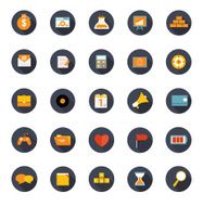 Set of Flat Icons Vector Illustration