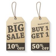 Vintage vector sale tags N2