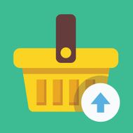 Vector Shopping Basket Add to Cart Icon N2
