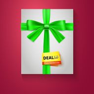 Box with green bow Deal of the day