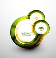 Abstract web bubble banner N2