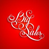Handwritten text - Big Sales