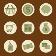 Shopping Icons N274
