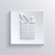 Vector light square icon Eps 10 N12