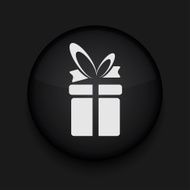 Vector black circle icon Eps10 N10