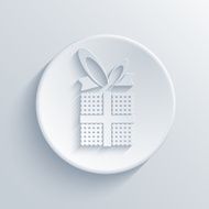 Vector light circle icon Eps10 N32