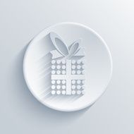 Vector light circle icon Eps10 N33