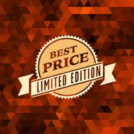 Red 3D vector text of sale discount price offer N22