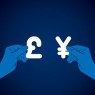 exchange currency symbol vector