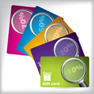 Gift card design with magnifiers N2