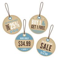 Vintage Retail Labels N5