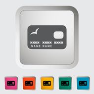Credit card single icon N6