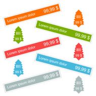 Sticker Label color set N4