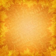 Autumn sale background N10