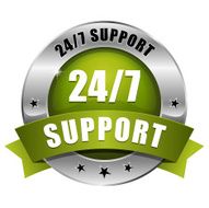 Green twenty-four seven support seal