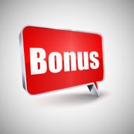 Bonus vector icon illustration
