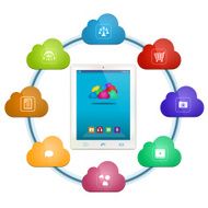 Cloud computing services concept N2