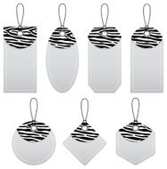 Price tags zebra