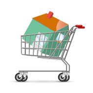Villas in shopping cart