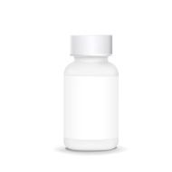 white plastic medical container N3