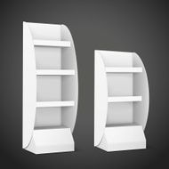 blank displays with shelves N12