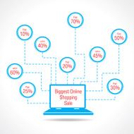 online discount info-graphics design