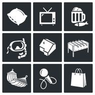 Leisure Vector Icons Set