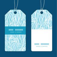 Vector abstract frost swirls texture vertical stripe frame pattern tags