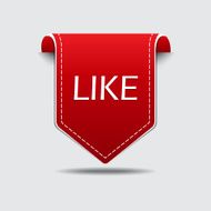 Like Label Icon Set N2