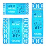Christmas Sale Banners Set N5