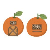 orange house