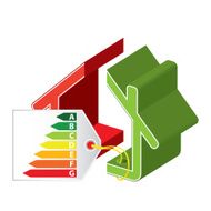 Ecological building icon