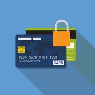Credit Card Icon Flat Concept Vector Illustration N4