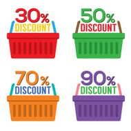 Set Of Shopping Basket Discount N4