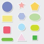 set of paper labels