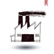 Factory icon vector illustration N3